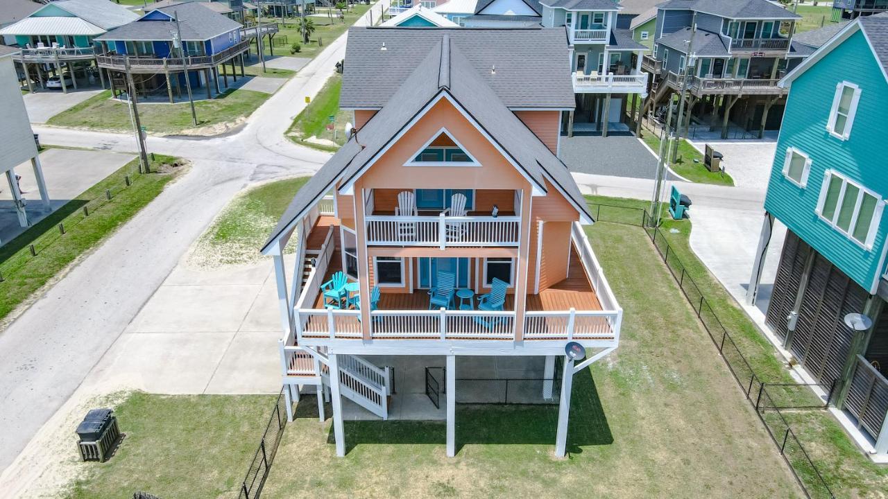 Villa Spring Break Specials! Front Row Views - Tiki Bar - Playground Bolivar Peninsula Exterior foto